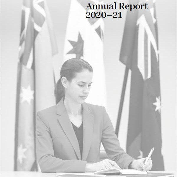 Annual report cover