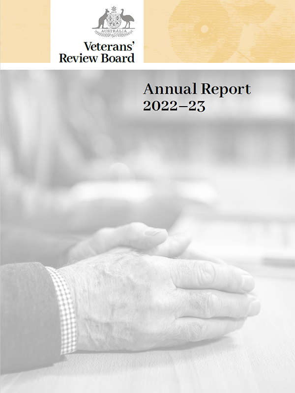 Cover page of the VRB Annual Report 2022-23