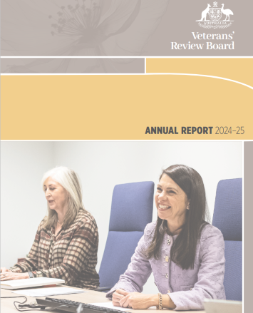 Cover page of the VRB Annual Report 2024-25